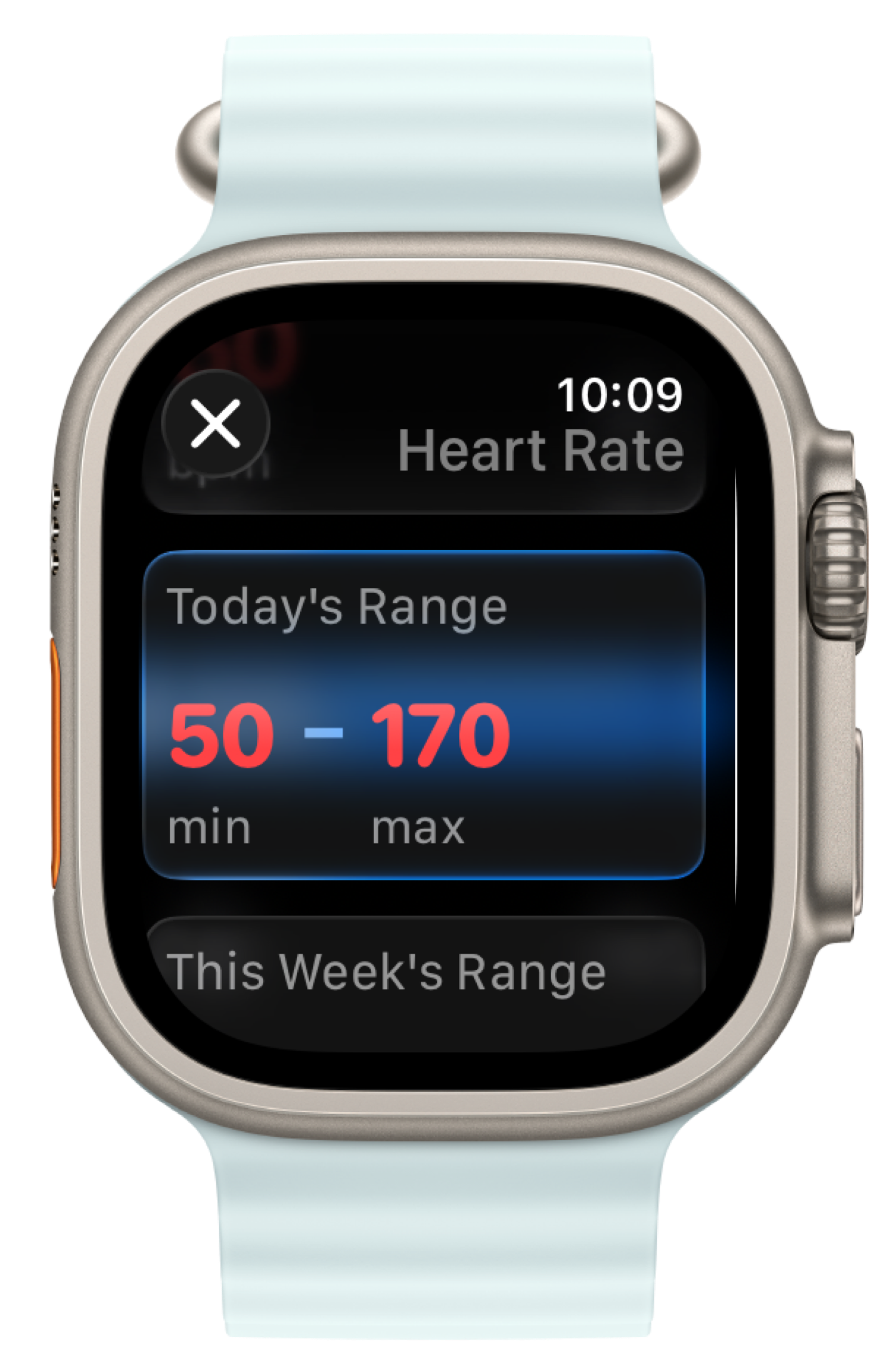 IRL Health Bar heart rate screen