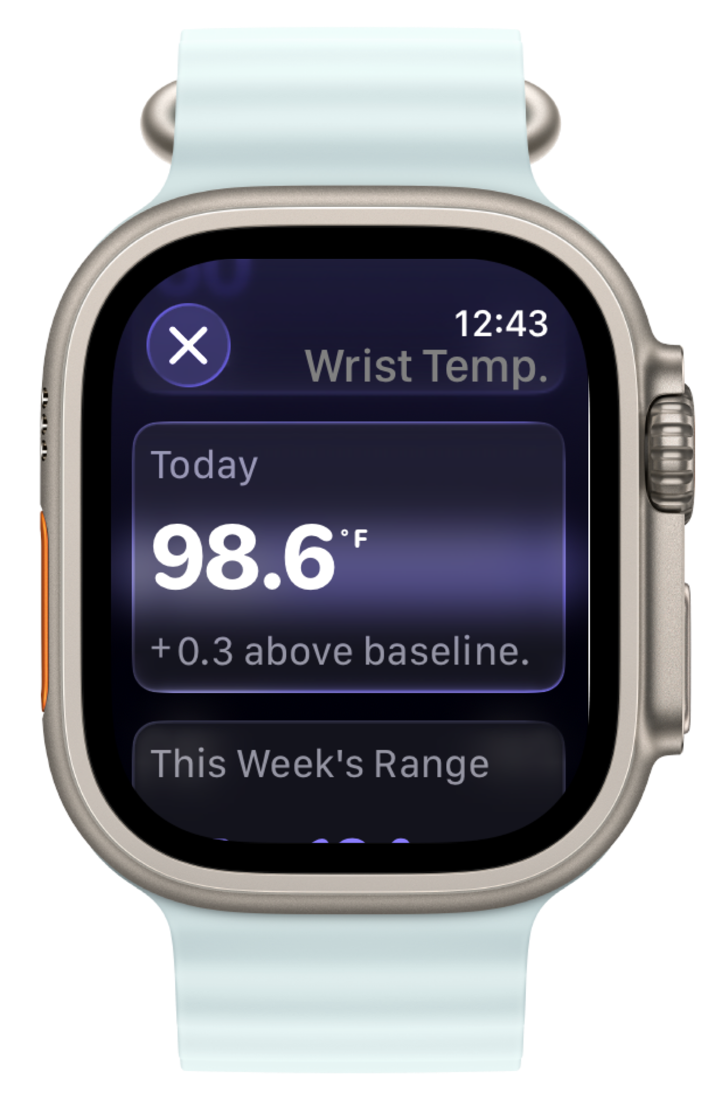 IRL Health Bar wrist temperature screen
